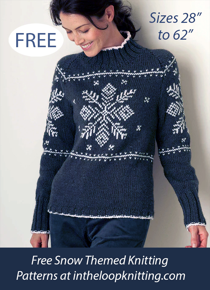 Free Snowflake Sweater Knitting Pattern