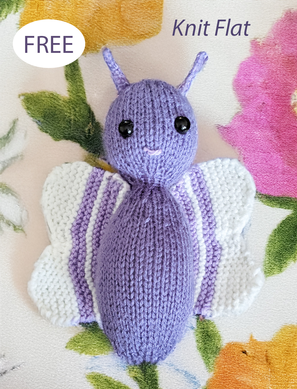 Free Bertie Butterfly Knitting Pattern