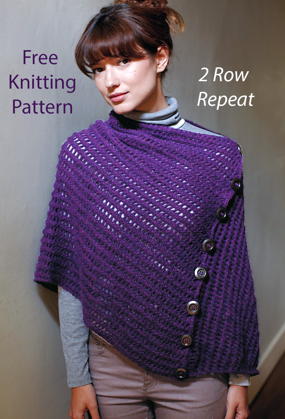 Free Bibbi Wrap Knitting Pattern