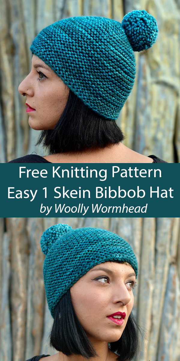 Free Knitting Pattern Easy Bibbob Hat