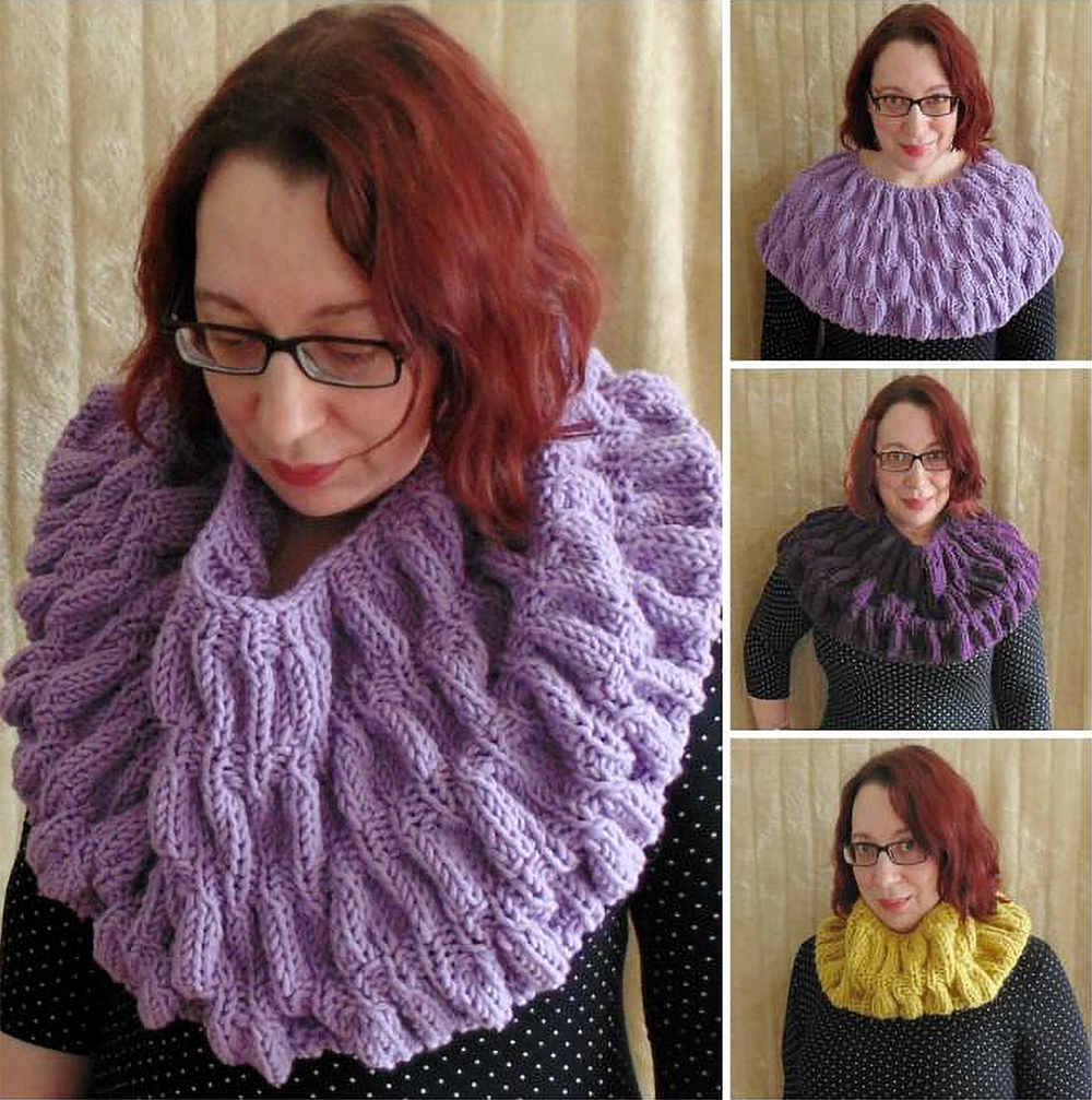Free Big Jelly Cowl Knitting