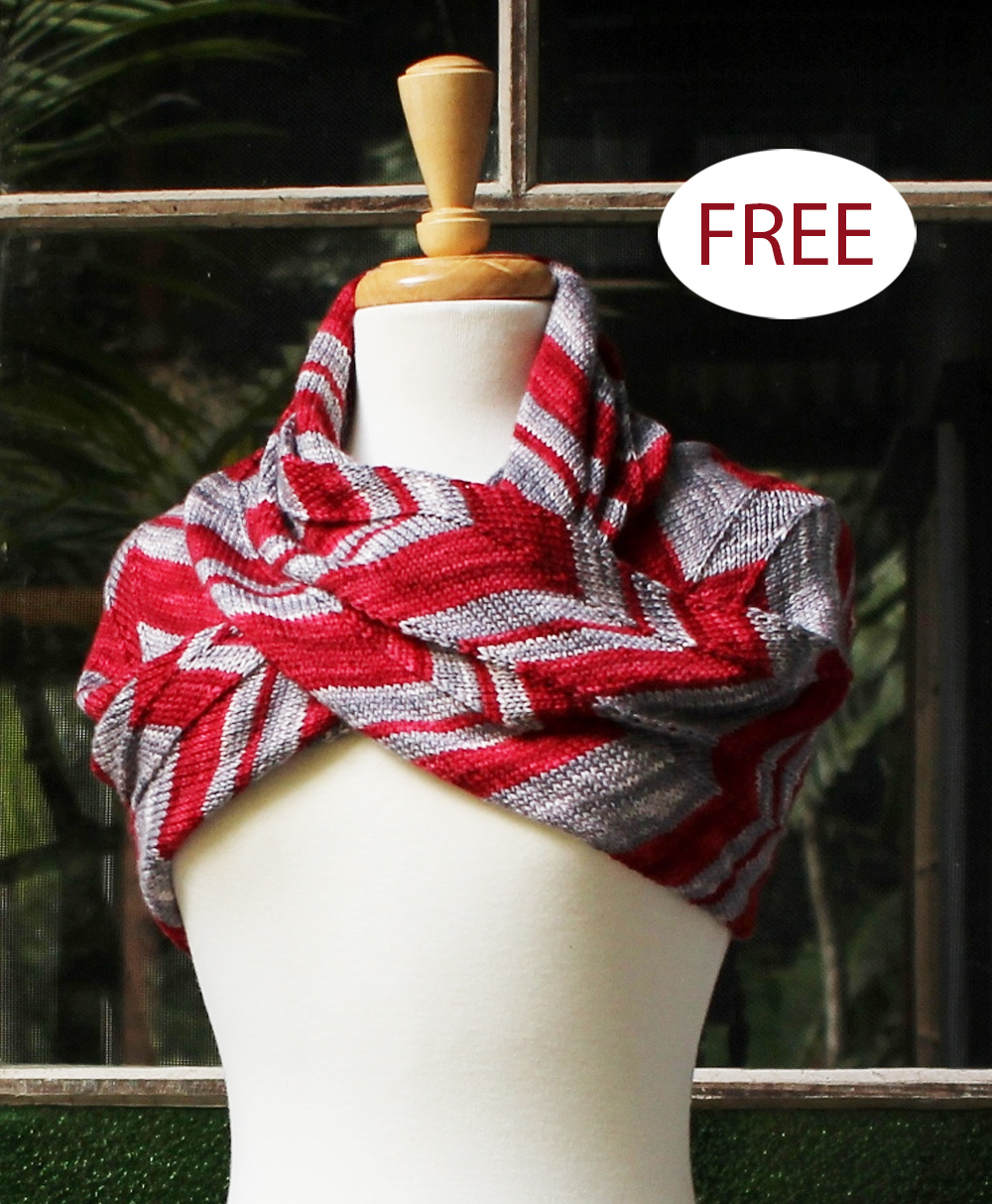 Free Cowl Knitting Pattern Big Zig Loop Cowl