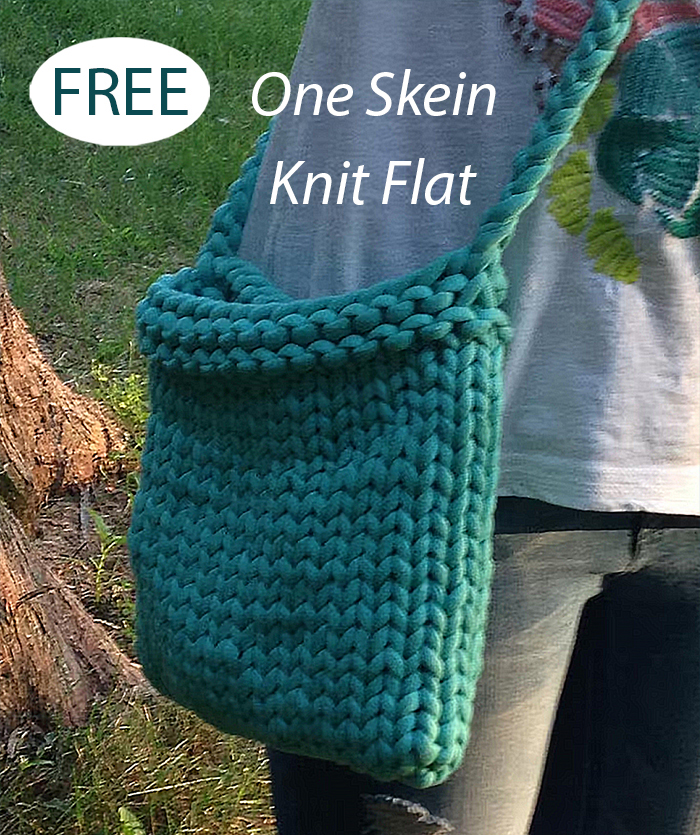 Free One Skein Bigg Bagg Knitting Pattern