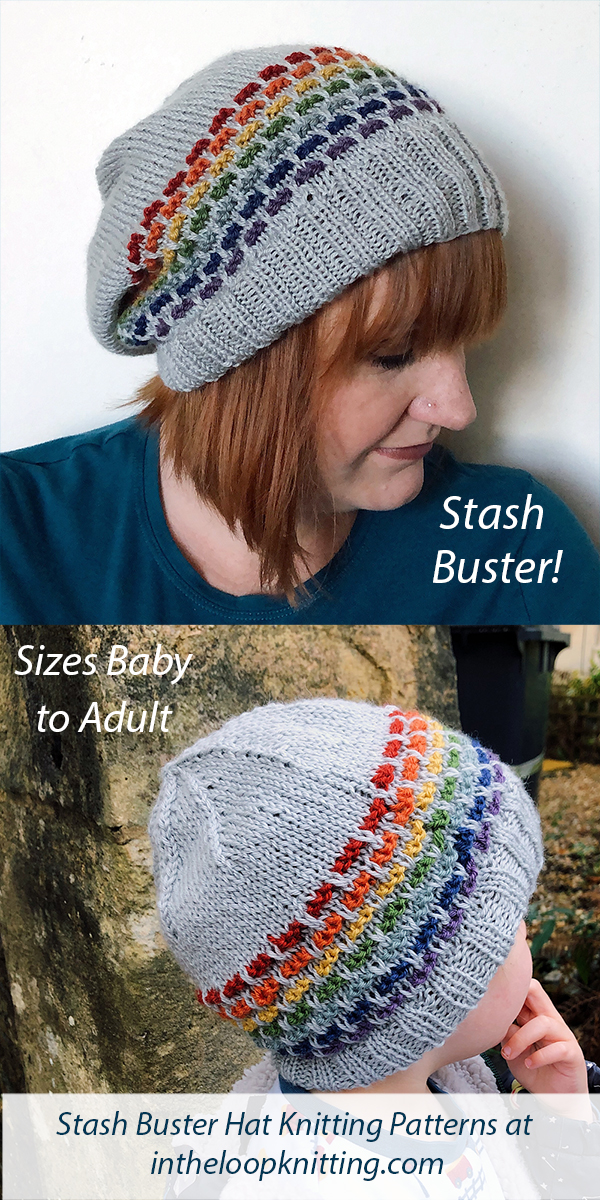 Stash Buster Knitting Patterns Bingpot Beanie Hat