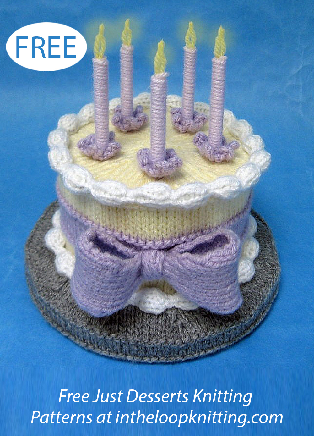 Free Birthday Cake Knitting Pattern 