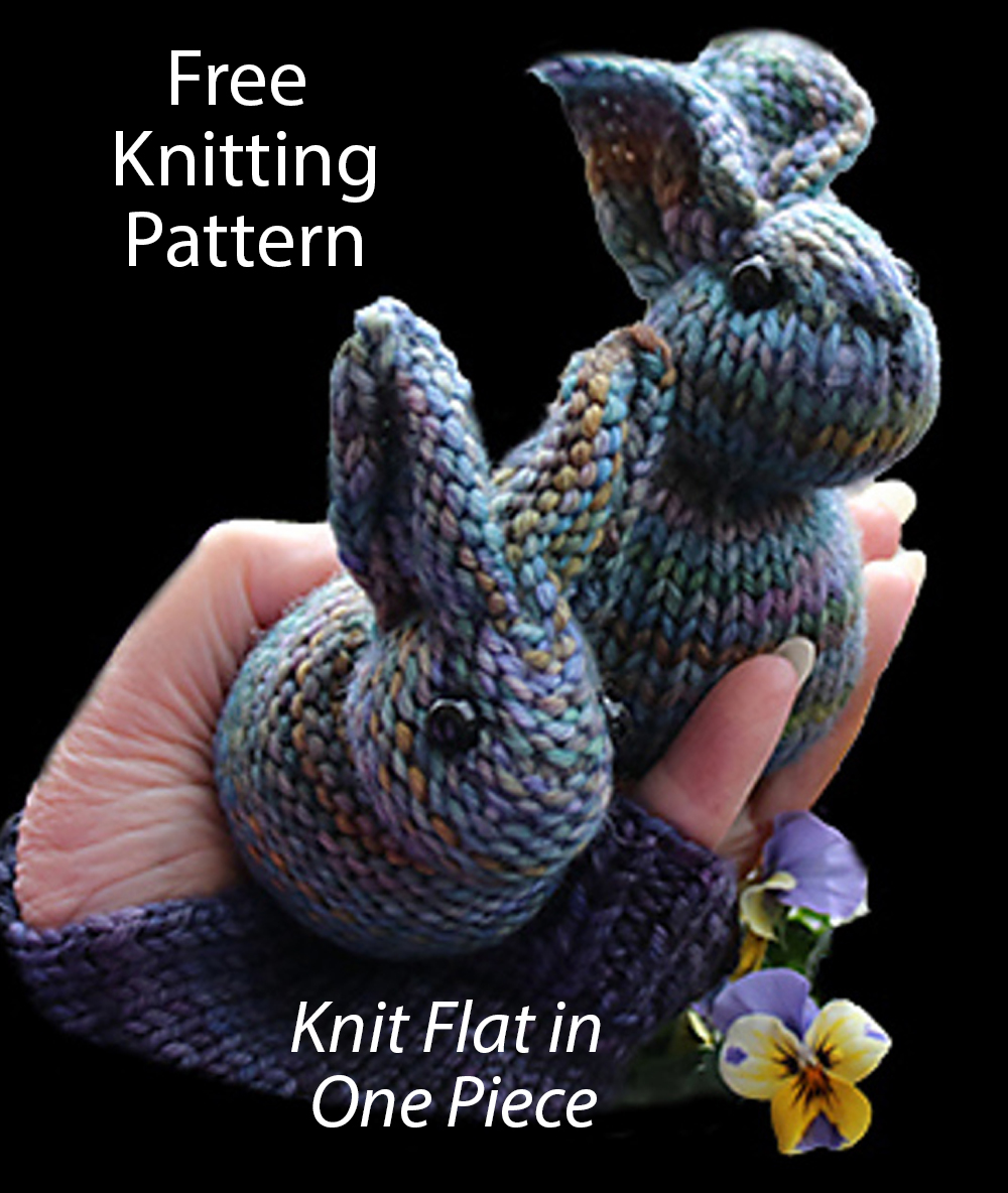 Free Bitty Bunny Knitting Pattern