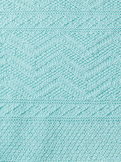 Knitting Pattern Easy Blankie for Baby