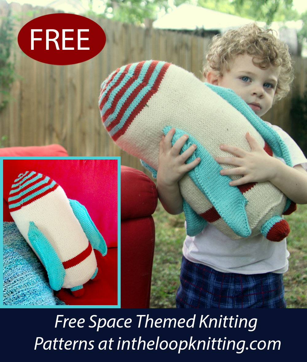 Free Blast Off Rocket Knitting Pattern