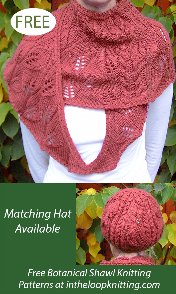 Free Leafy Shawl Knitting Pattern 