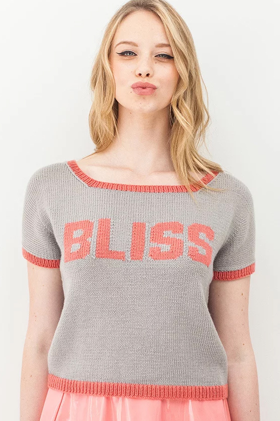 Free Knitting Pattern for Bliss Top
