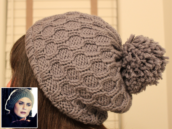 Knitting Pattern for Bones Inspired Blizzard Hat