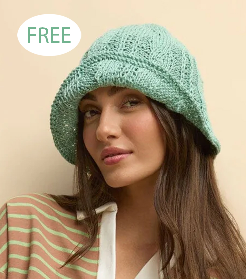 Boardwalk Bucket Hat Bucket Hat Knitting Pattern