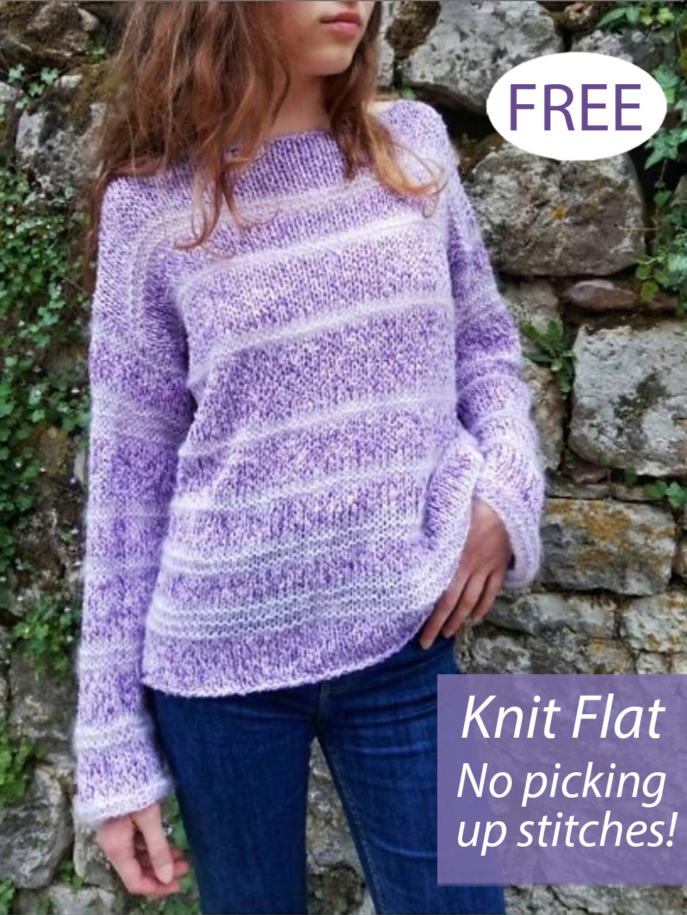 Free Boho Ladies Jumper Knitting Pattern