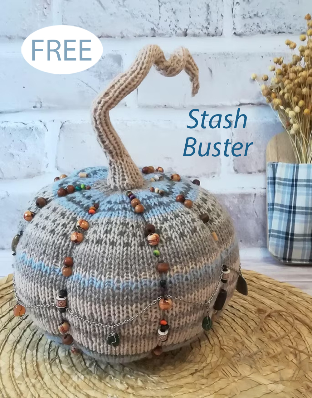 Boho Pumpkin Free Knitting Pattern