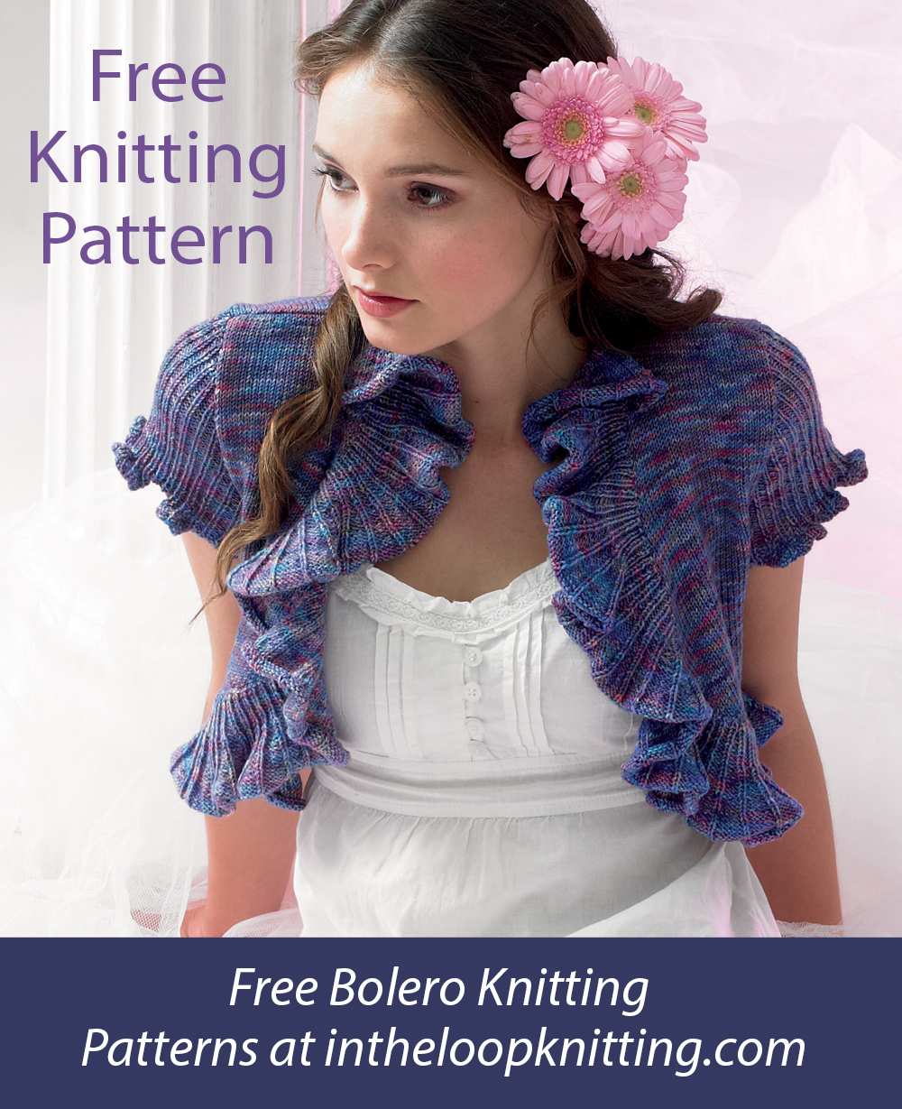 Free Ruffled Bolero Knitting Pattern