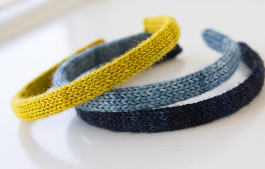 Bonanza Headbands Free Knitting Pattern | Jewelry Knitting Patterns, many free patterns, at http://intheloopknitting.com/jewelry-knitting-patterns/