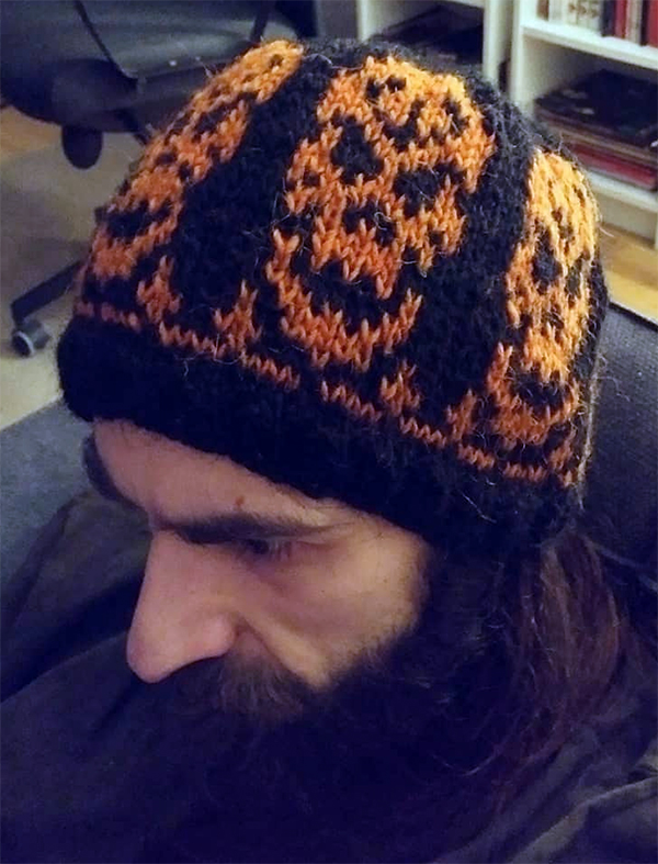 Free Knitting Pattern for Bonehat