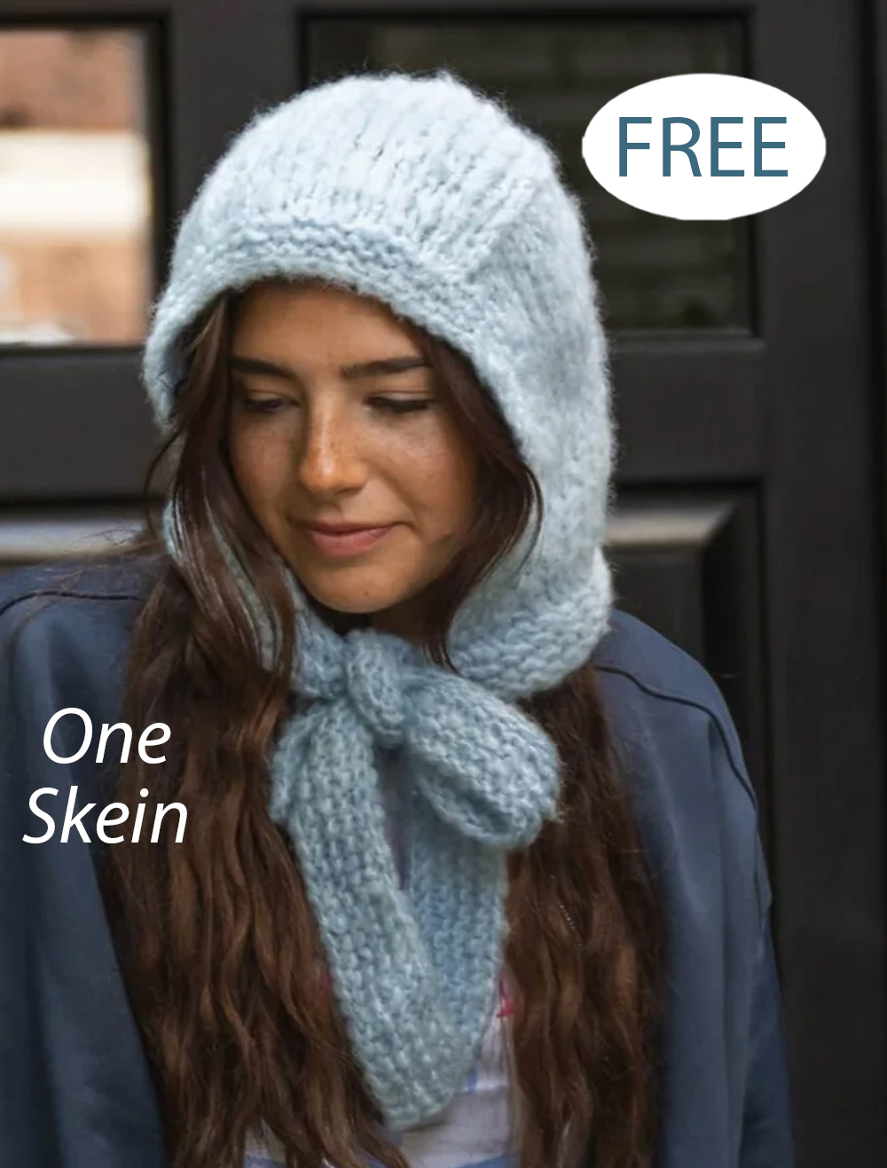 Free Bonnet  Hood Knitting Pattern