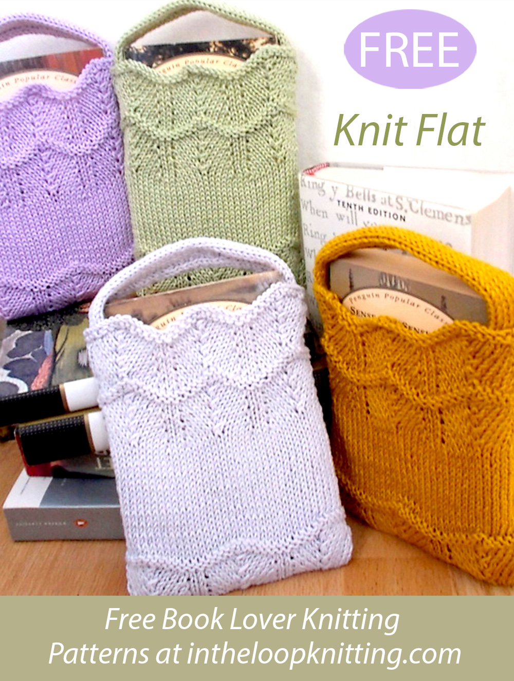 Free Book Buddy Bag Knitting Pattern