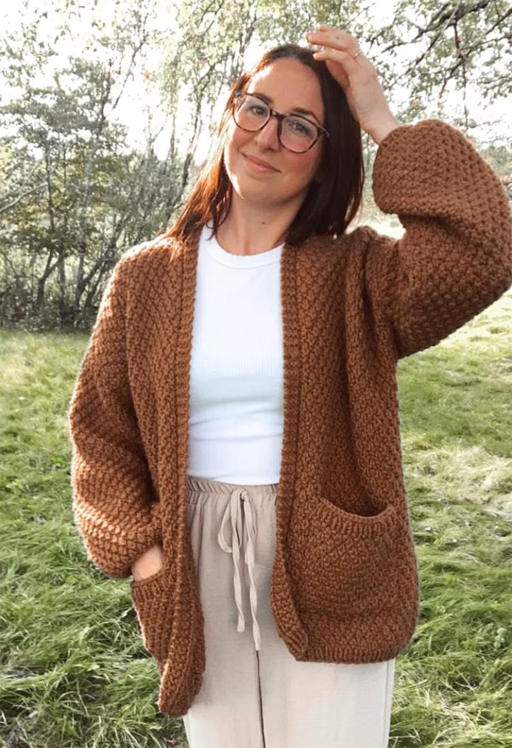 Book Nook Cardigan Knitting Pattern