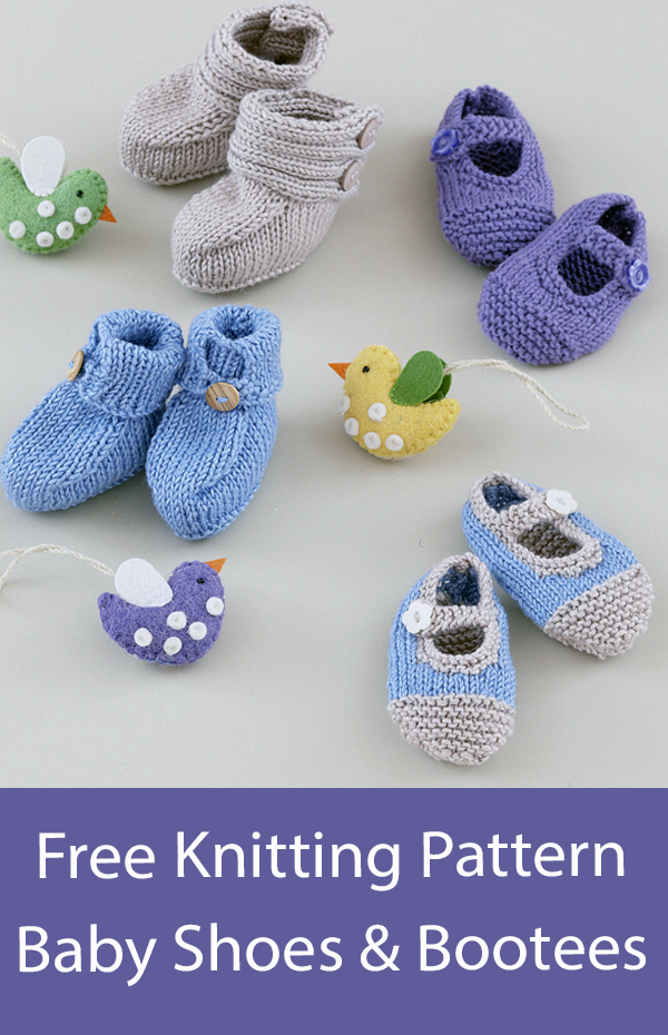 Free Baby Knitting Patterns Bootees and Shoes Sirdar 4786