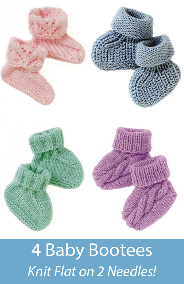 Free Baby Bootees Knitting Patterns Hayfield 4415