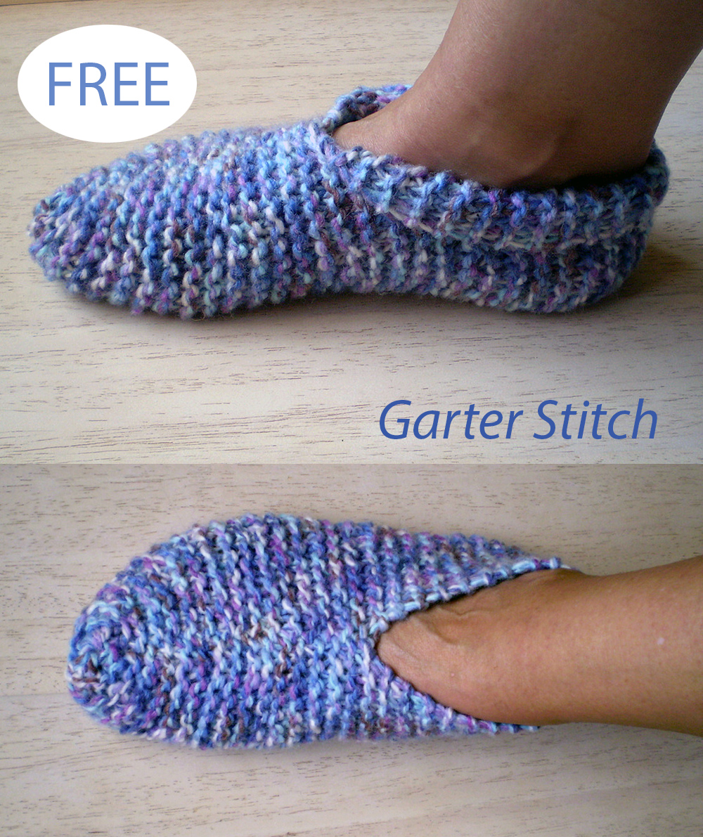 Free Knitting Pattern Booties for Grown-Ups