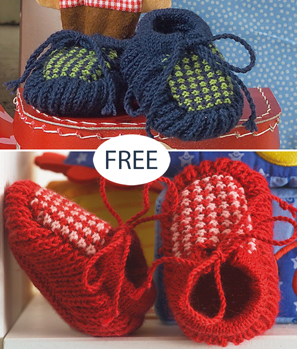 Free Regia Booties Baby Booties Knitting Pattern