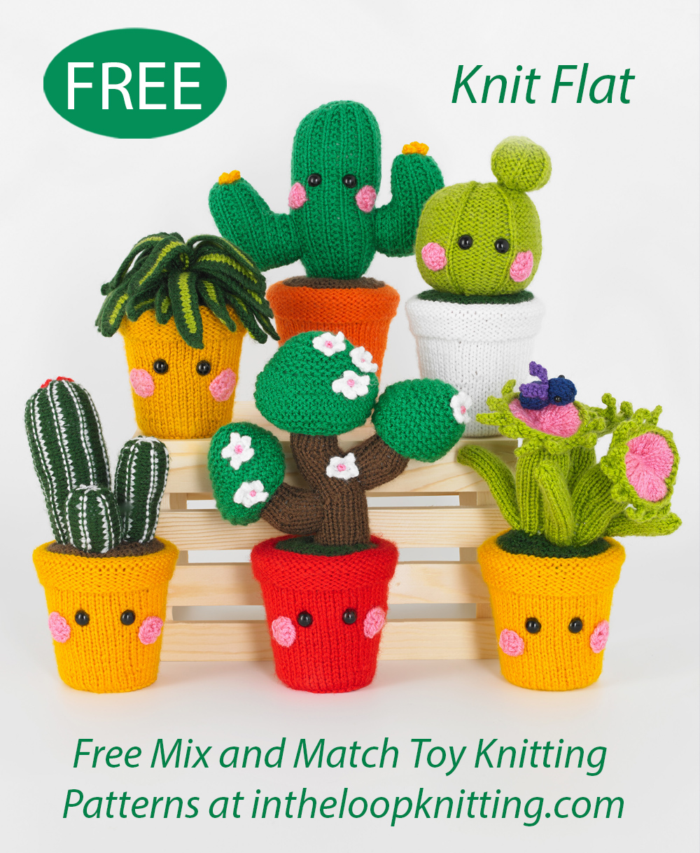 Free Botanical Buddies Plant Toy Knitting Patterns