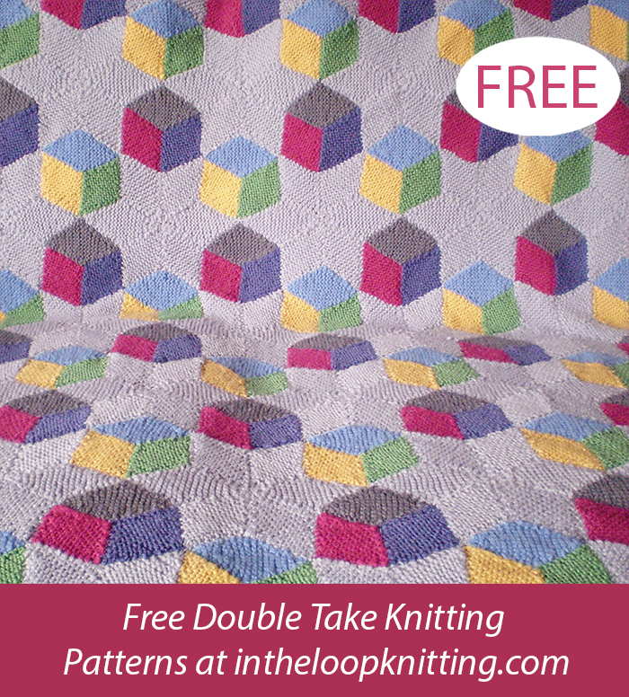 Free Boxes and Stars Blanket Knitting Pattern