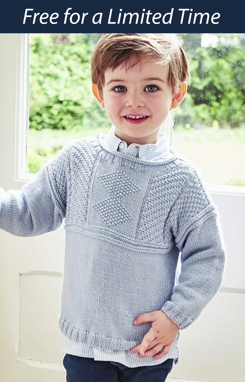 Child's Guernsey Sweater Knitting Pattern
