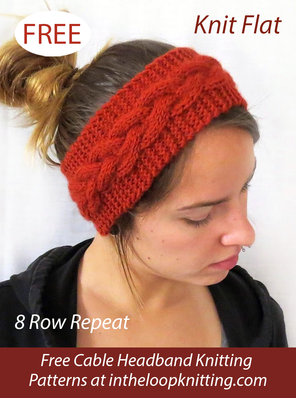 Free Knitting Pattern Braided Cabled Ear Warmer