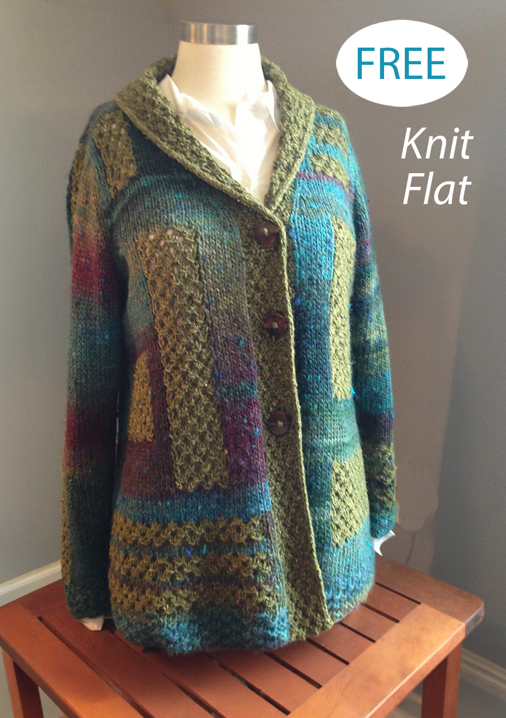 Free Shawl Collar Cardigan Knitting Bramble Road Cardigan