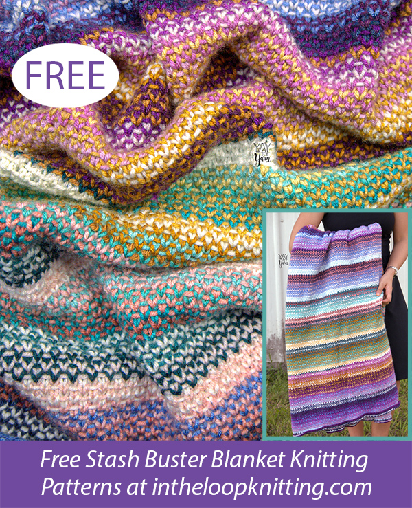 Free Brava Stripe Blanket Knitting Pattern