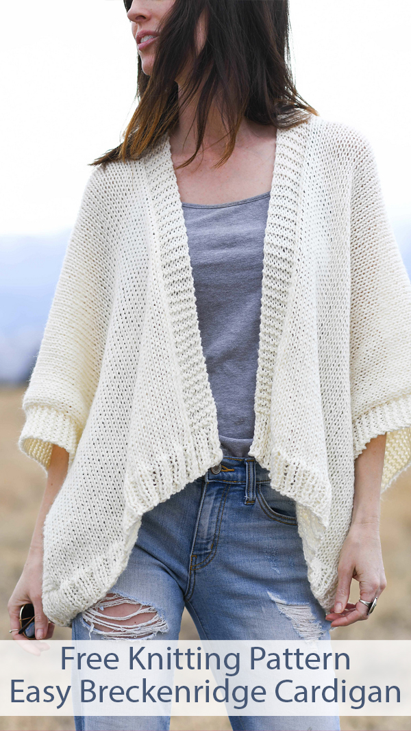 easy cardigan for beginners