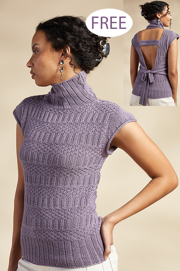 Free Women's Bree Top Knitting Pattern 