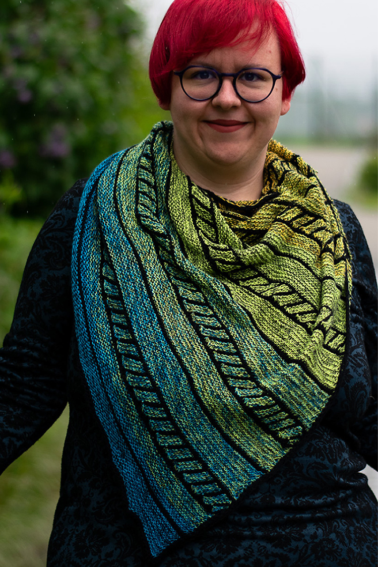 Brevi Shawl Knitting Pattern Free for a Limited Time 