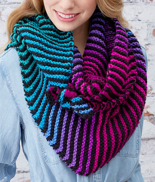 Free Knitting Pattern for Easy Brighten My Day Shawl