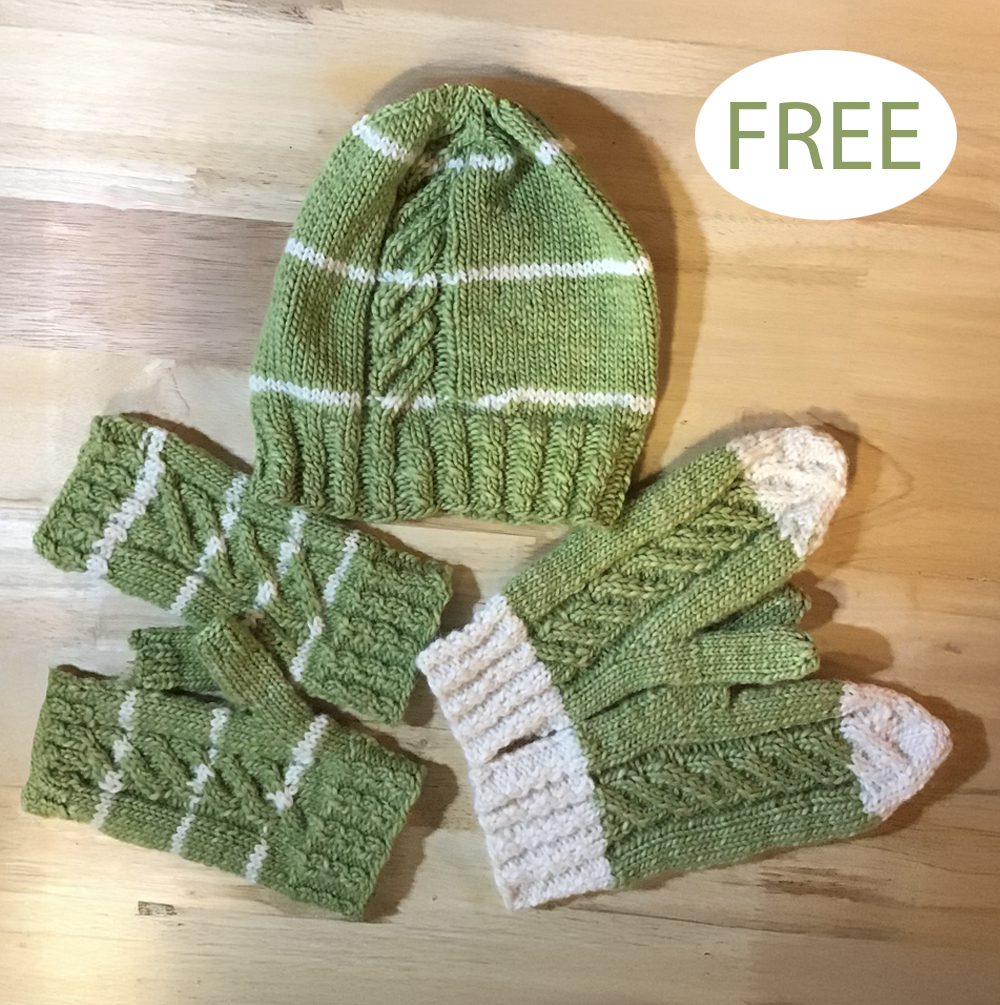 Free Brimming with Cables Accessories Knitting Pattern