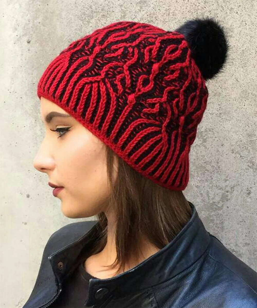 Brioche  Hat Knitting Pattern