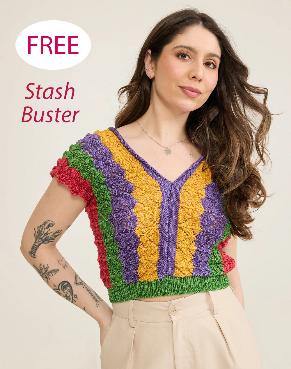 Free Women's Bristol Top Knitting Pattern