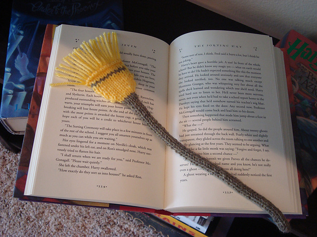 Broomstick Bookmark