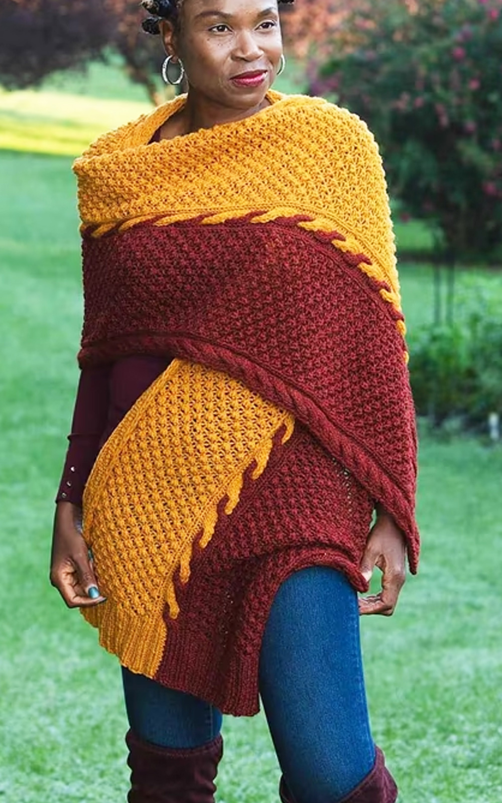 Brunelli Wrap Knitting Pattern