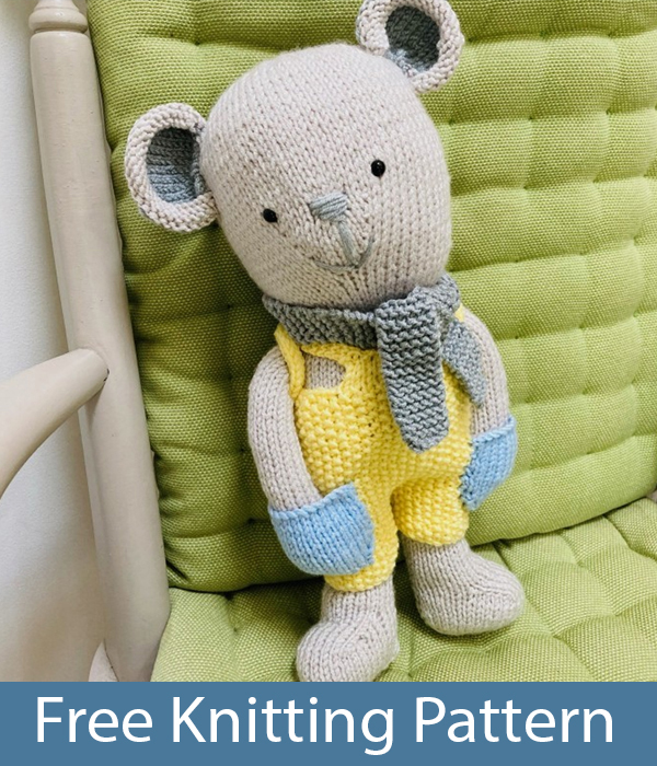 Free Bruno Teddy Bear Knitting Pattern Knit Flat
