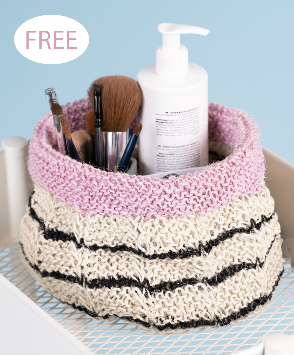 Free Knitting Pattern Budapest Basket