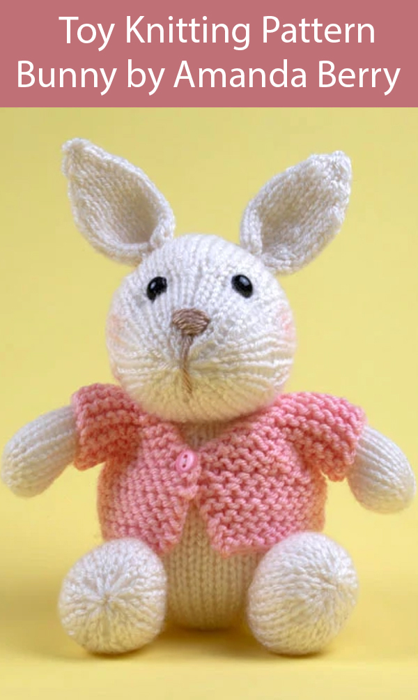 Knitting Pattern for Bunny by Amanda Berry