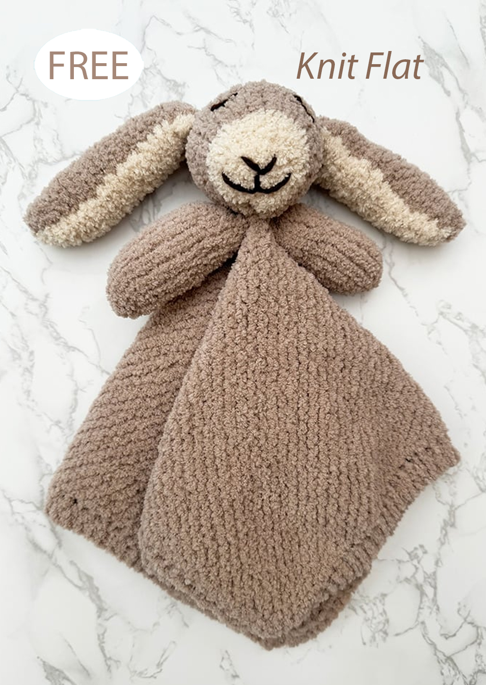 Free Baby Knitting Pattern Bunny Baby Comforter