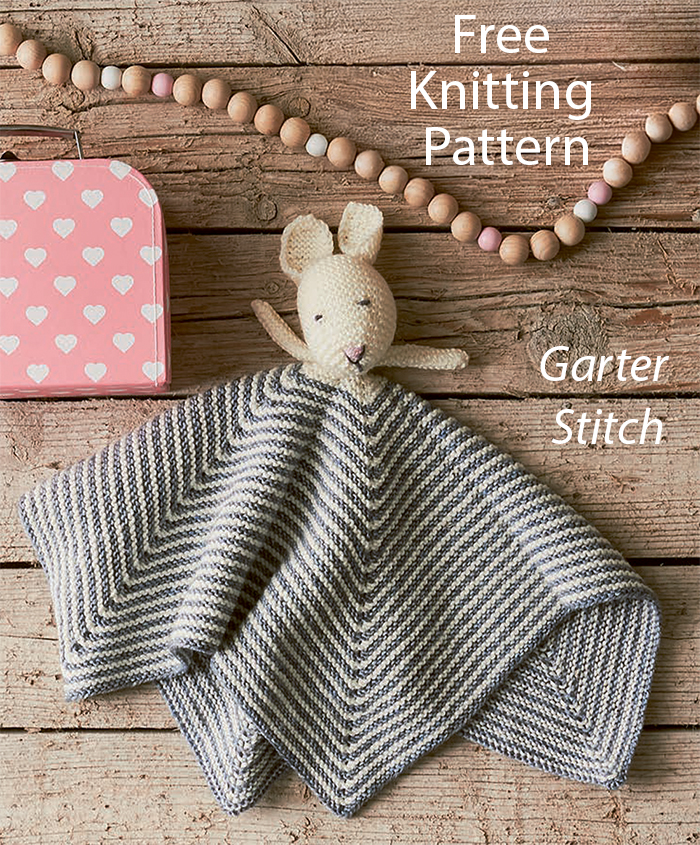Bunny Best Friend Free Knitting Pattern Knit Flat