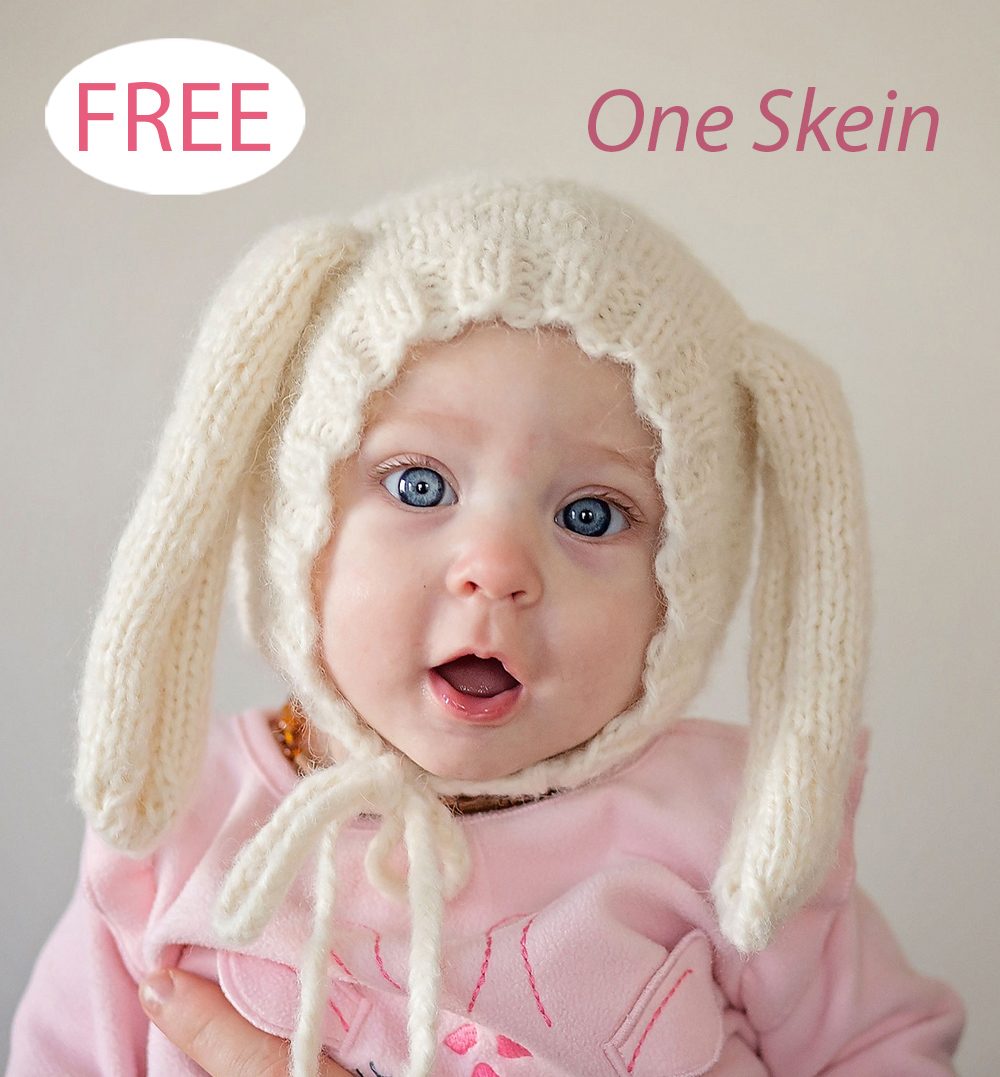 Free Bunny Bonnet Knitting Pattern