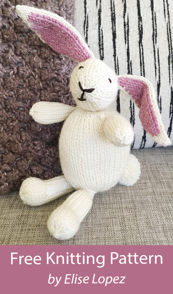 Bunny Toy Free Knitting Pattern